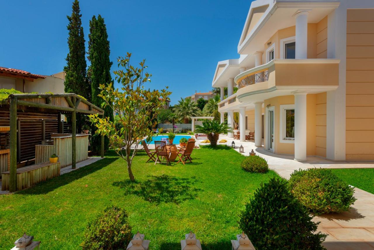 The Painters Luxurious Villa Anávyssos Eksteriør bilde